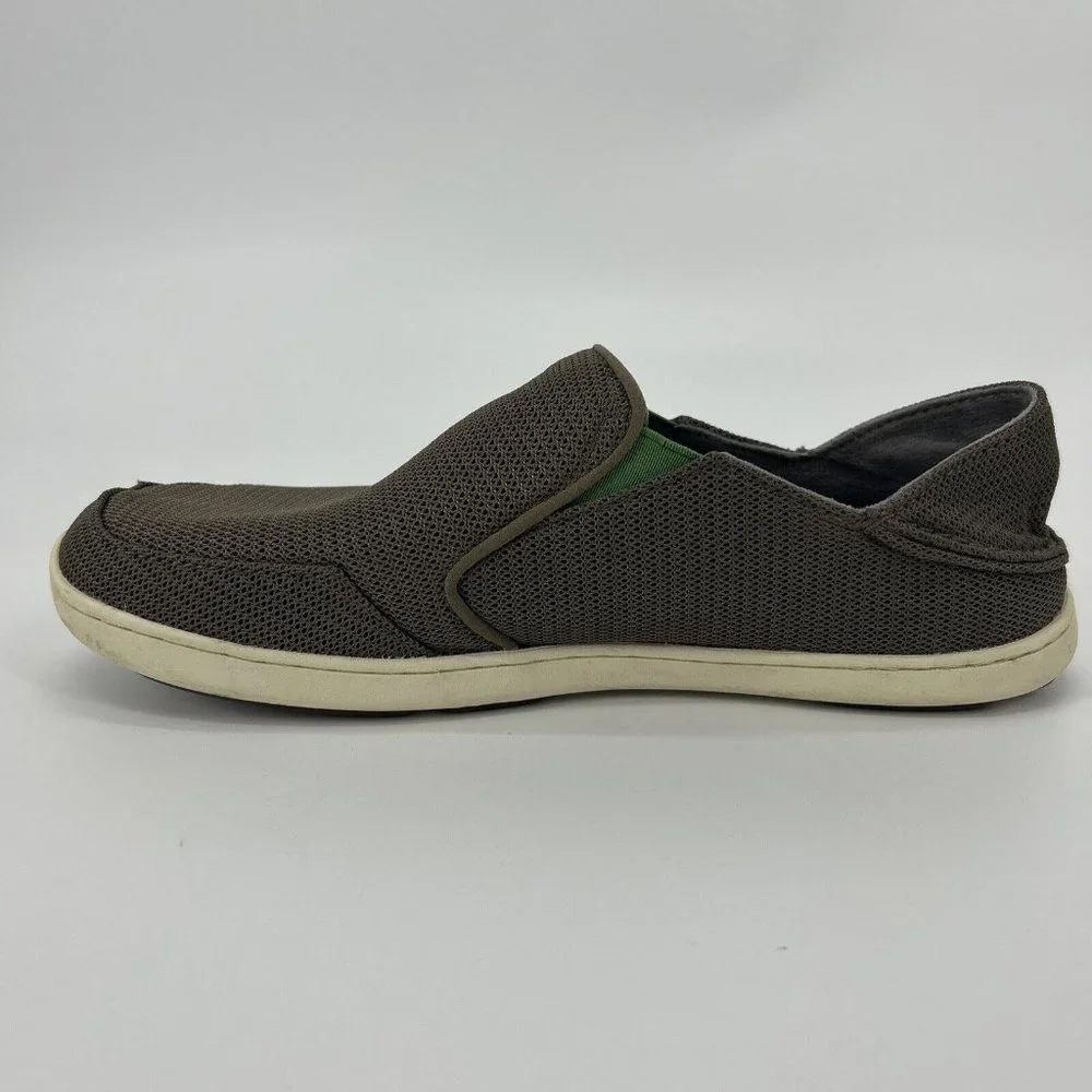 Olukai Shoes Mens‎ Size 9M EUR 42 Brown Nohea Mesh Slip On Sneaker